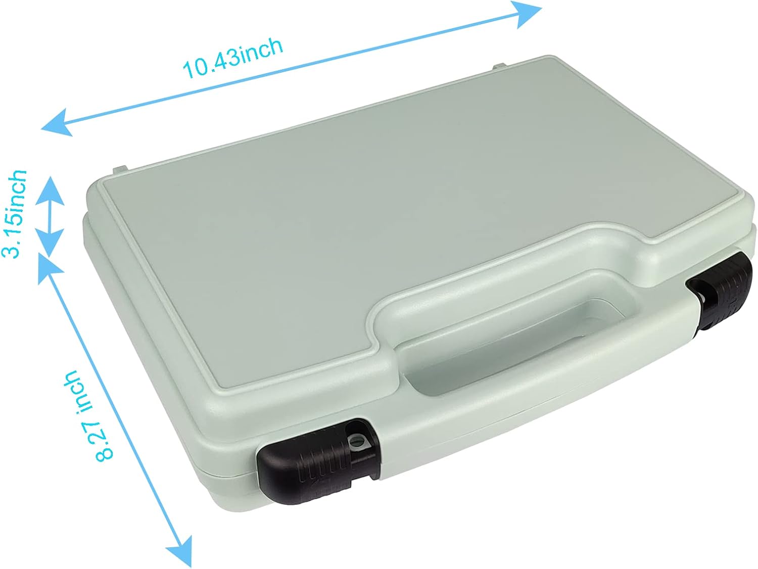 Streamer Fly Box Click Lock Large Streamer Flies Storage Fishing Tackle Box Boat Box Foam Fishing Trays(M)