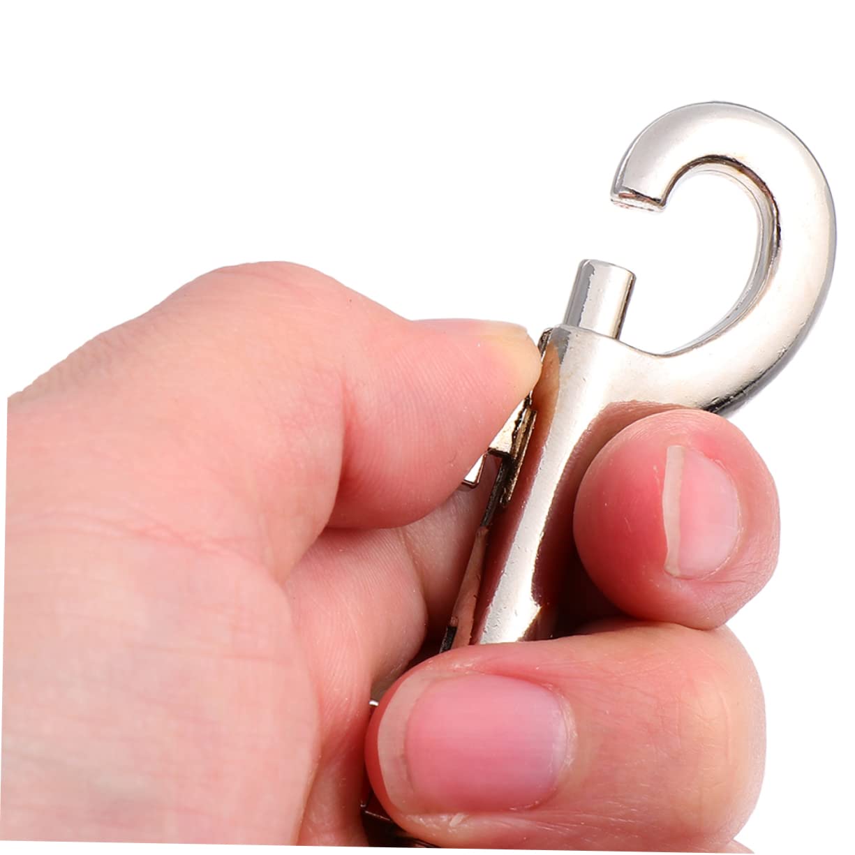 INOOMP 12piezas Gancho Para Correa De Mascota De Metal Mosquetón De Seguridad Resistente Pernos De Ojo Para Correas De Perros y Mochilas Ganchos