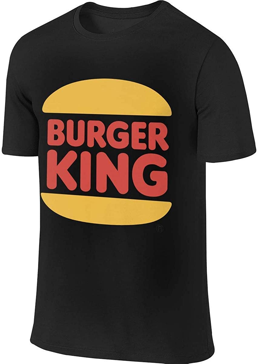 Mens Personalized Classic Tee Burger King Logos T Shirts