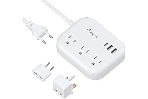 Alitayee International Travel Power Plugs Adapter & Extension Cord