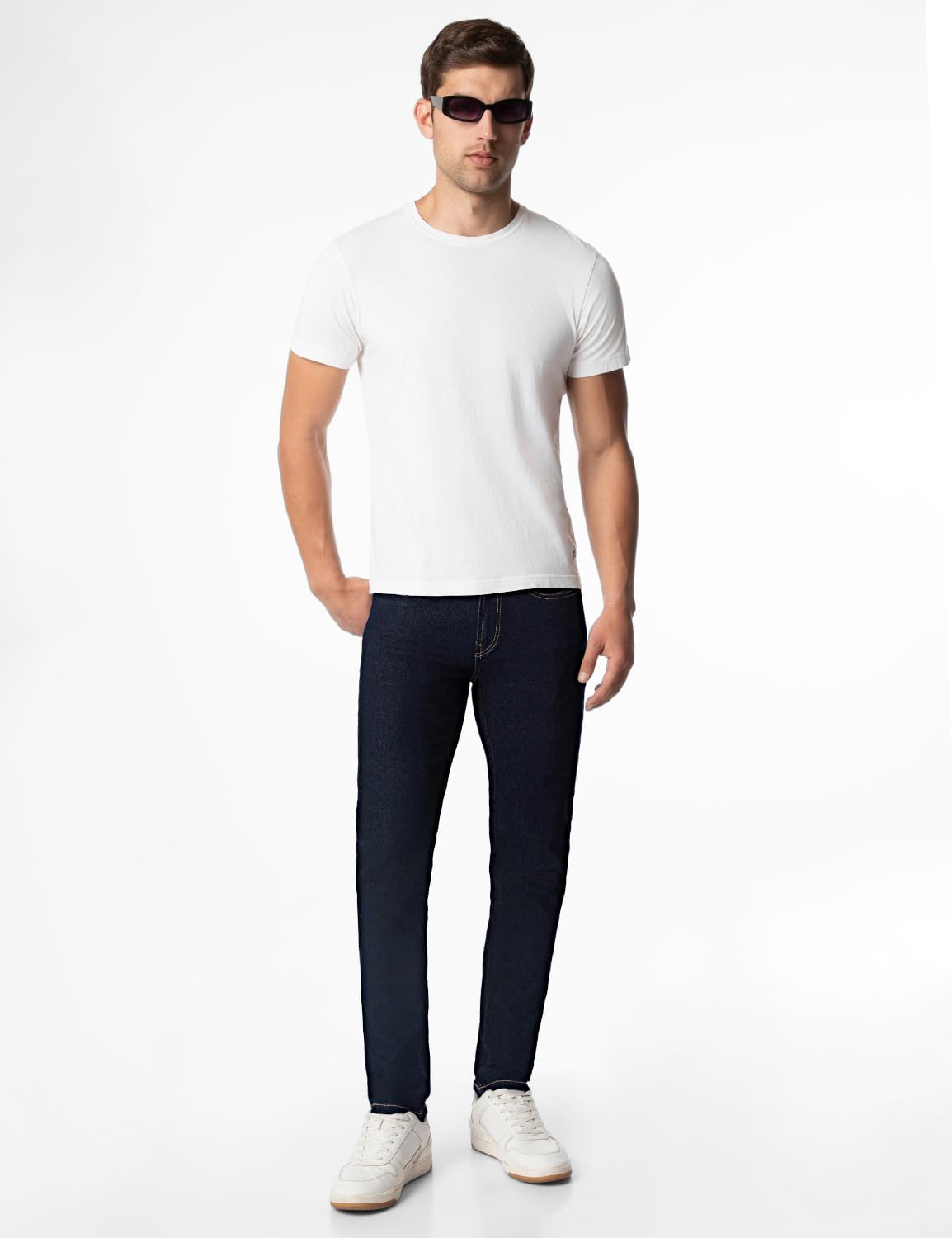 Men's Regular Jeans (INKSS23MJN-010_Indigo-Deep Neptune