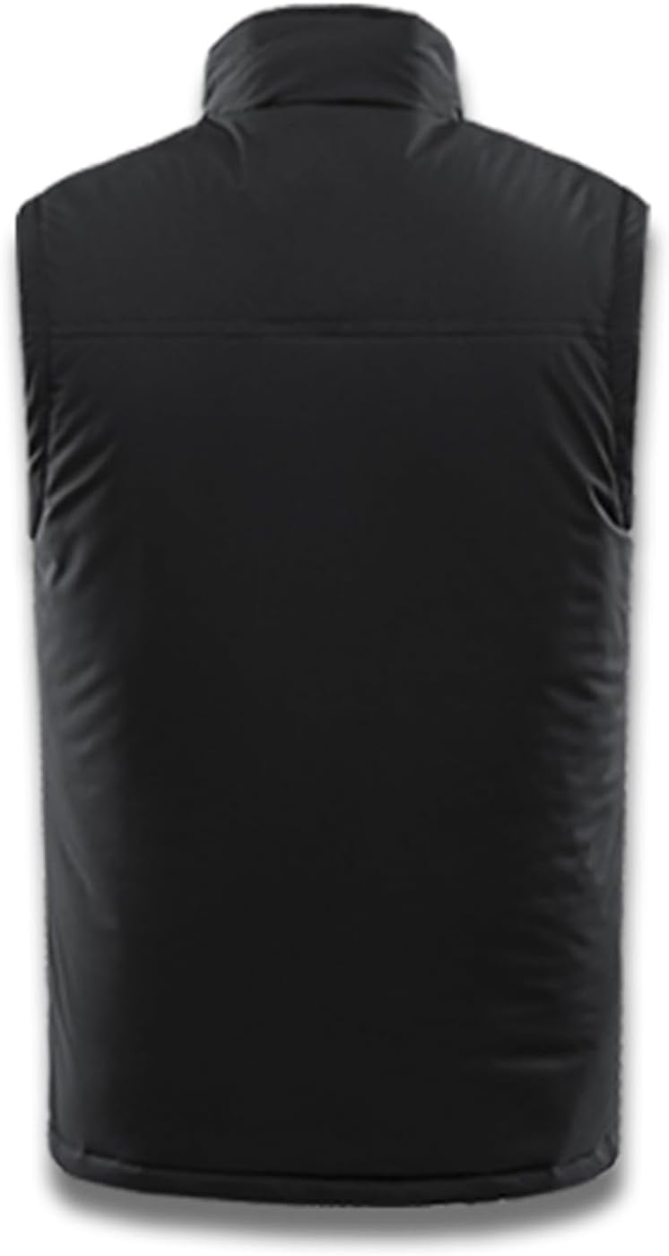 Alomejor Men's Heated Vest, Lightweight Windproof 11 Zones Heating with Adjustable Temperature Control, for Outdoor Winter Activities Golf Hiking (XXXXL)