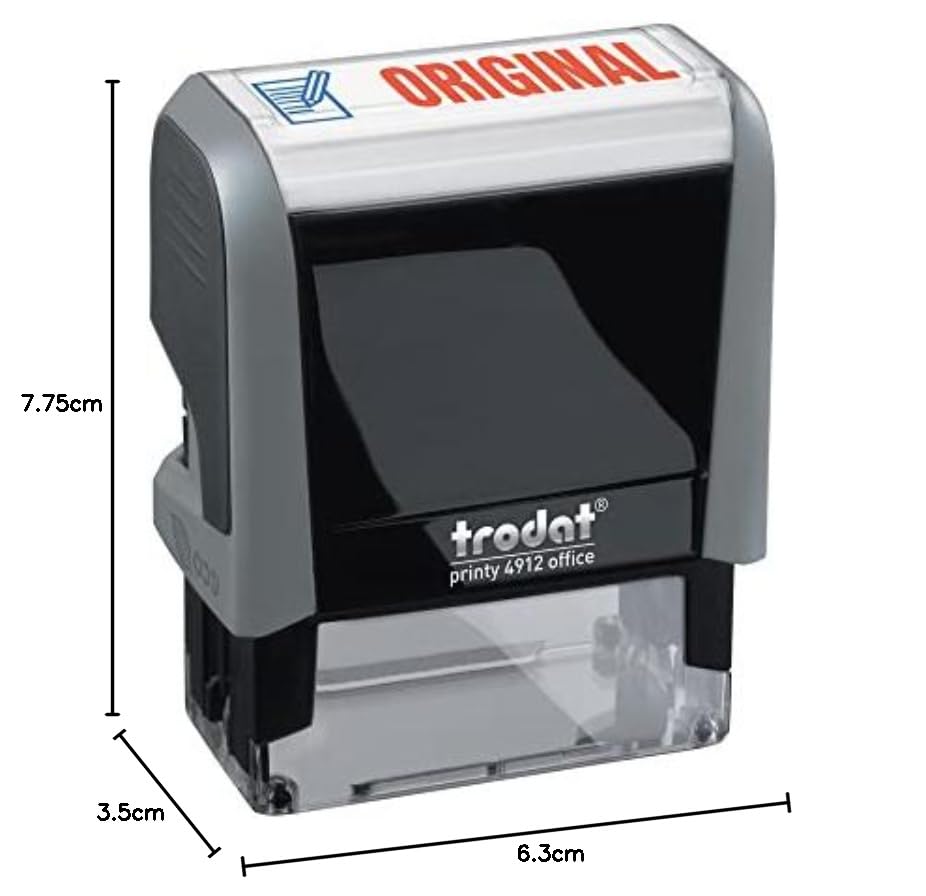 Image secondaire de Trodat Office Printy 4912 Tampon encreur avec formule commerciale ORIGINAL Gris