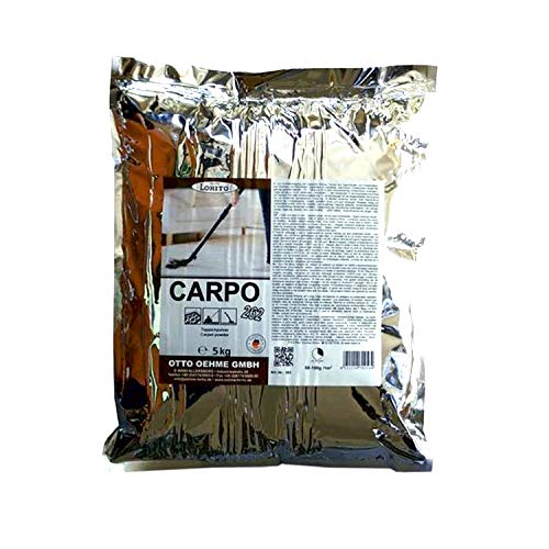 Carpo Teppichreinigungspulver, Teppichreiniger, Teppichpulver 5kg für 100-150qm