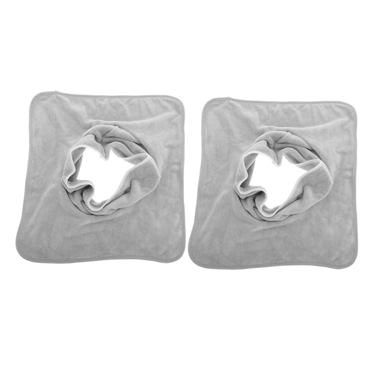 SHERCHPRY Salon Massage Bed Covers with Holes 2pcs Reusable Facial Towels for Home Comfortable Face Towels