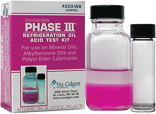 Nu-Calgon 4320-W8 - Acid Test Kit Phase III Refrigeration Oil Acid Test Kit