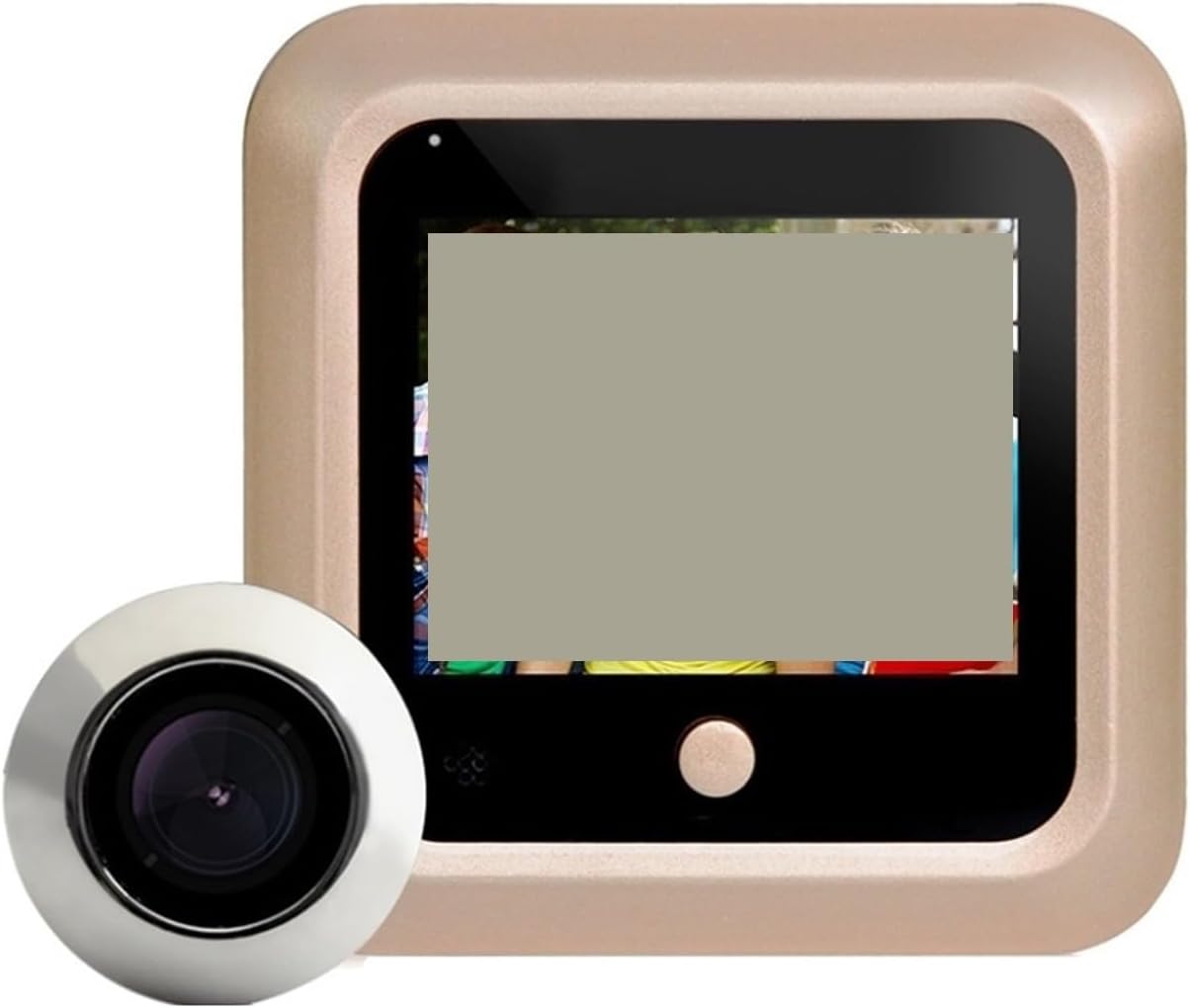 Outdoor Cat Eye Visual Doorbell Household Cat Eye Monitoring Infrared Night Vision Electronic Door Mirror Smart Home Easy Installation (Size : Concealed Style) (Concealed Style)