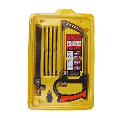 8 in 1 Magic Saw Lavorazione Del Legno Set Per Vetro Mentale 6 Lame Modello Multi Purpose Hobby Mano Strumento Giallo