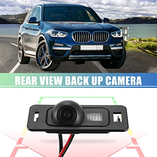 Image of X AUTOHAUX 1 Set Rear View Back Up Camera Rear Park Assist Reverse Camera for BMW X3 E83 2004-2010