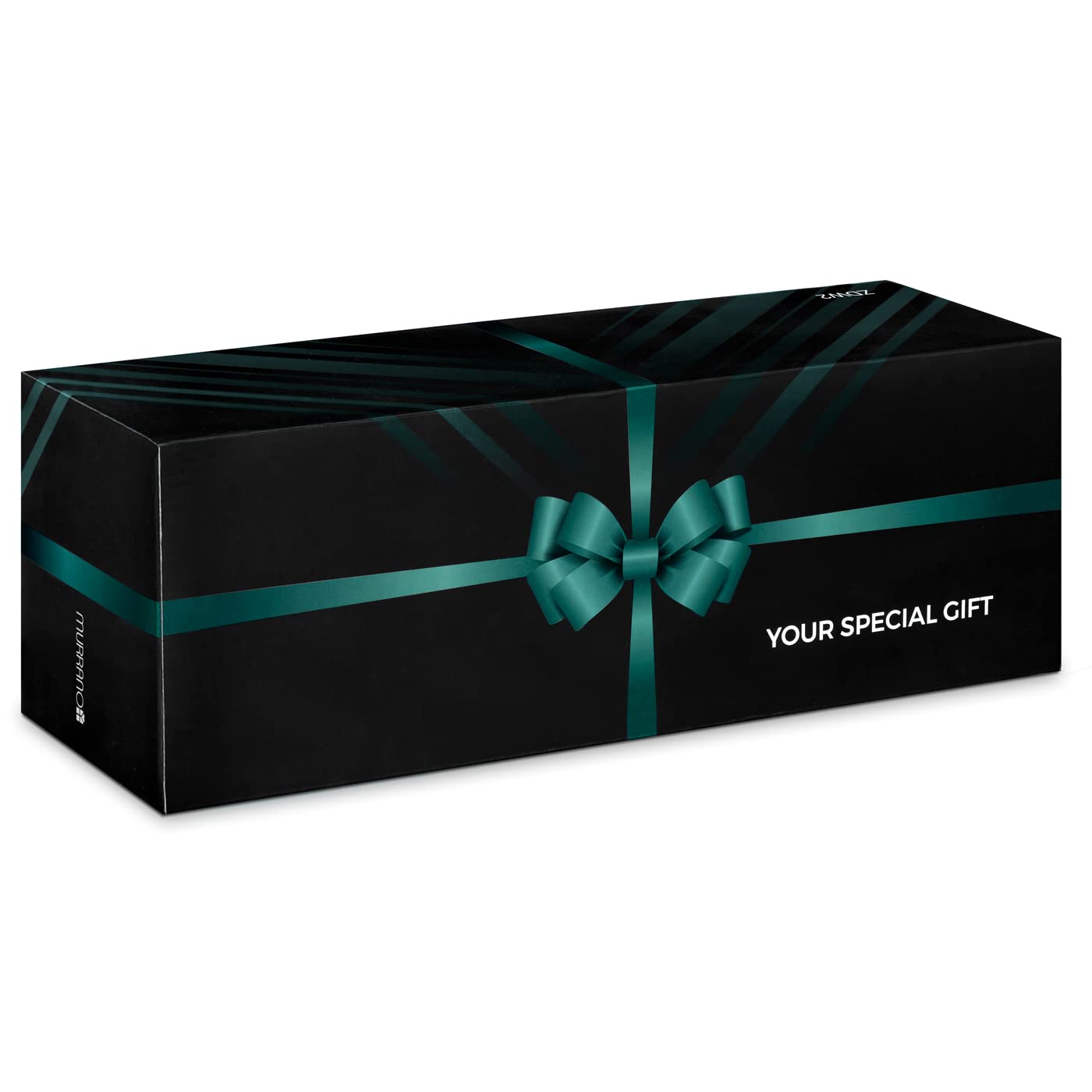 Maverton Weinbox für 0,7L Weinflasche - Wein Holzbox personalisiert + 4er Weinzubehör - Weinset Weinkiste - aus Bambus - Braun - Geschenk zur Hochzeit Paare - Glückwünsche