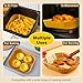 Air Fryer Liners Disposable, 125Pcs Parchment Paper, 8 Inch Non-stick Air Fryer Paper Liners, Unbleached Square Airfryer Liners for 5-8QT Air Fryer, Baking, Roasting Microwave
