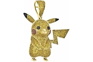 Sparkling Pikachu Pendant: Radiant Adornment for Pokémon Enthusiasts