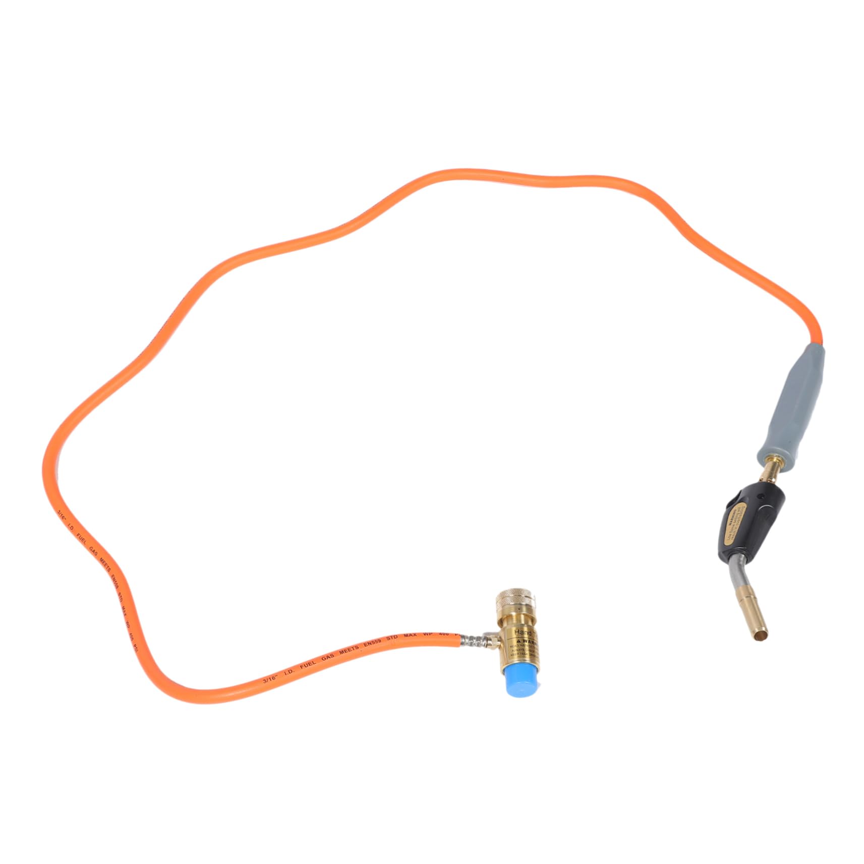 SOLUSTRE Soplete de Gas para Soldadura con Encendido Electrónico Presurizada para de Refrigeración y Calefacción Compatible con Tanques de Incluye Manguera sin Cilindro de Gas