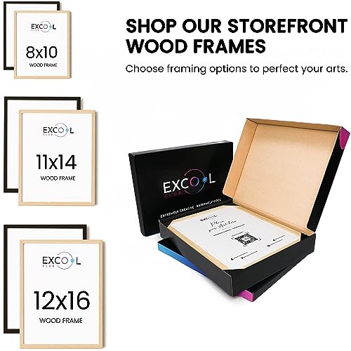 Excool Club Super Car Posters For Boys Room - 12X16 Neon Sports Car Racing Wall Decor, Colorful Modern Cars Wall Art Prints thumb #3