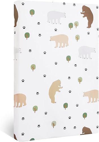 Colchón Pack and Play, 38 x 26 pulgadas, suave, transpirable, portátil, impermeable y lavable, se adapta perfectamente a Pack n Play