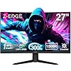 Z-Edge Monitor curvo para juegos de 27 pulgadas, FHD 1080P 300Hz 280Hz 240Hz Monitor curvo 1500R Monitor de computadora, MPRT 1ms Monitor, 16.7M colores, UG27S 2X DP 1.4 puertos y 2 puertos HDMI 2.0