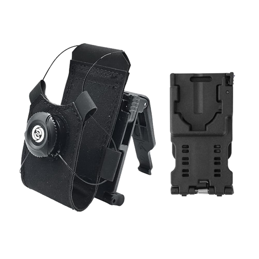 Estuche Fijo para Grabadora con Clip Universal para el Panel Posterior para Cinturón, con Reversa Rápida y Antivibración, B