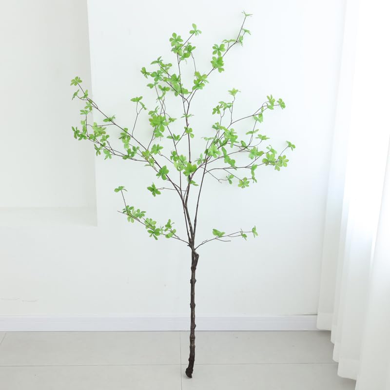 WillingYou フェイクグリーンドウダンツツジ 人工観葉植物 大型 リアル 枝 鉢なし インテリア おしゃれ 室内 観葉植物 フェイク 本物そっくり お手入れ不要 玄関 リビング 装飾 お祝い (高さ150cm)