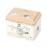 クラックス 貯金箱 カギ付缶バンク モチポポ イヌポポ 134134