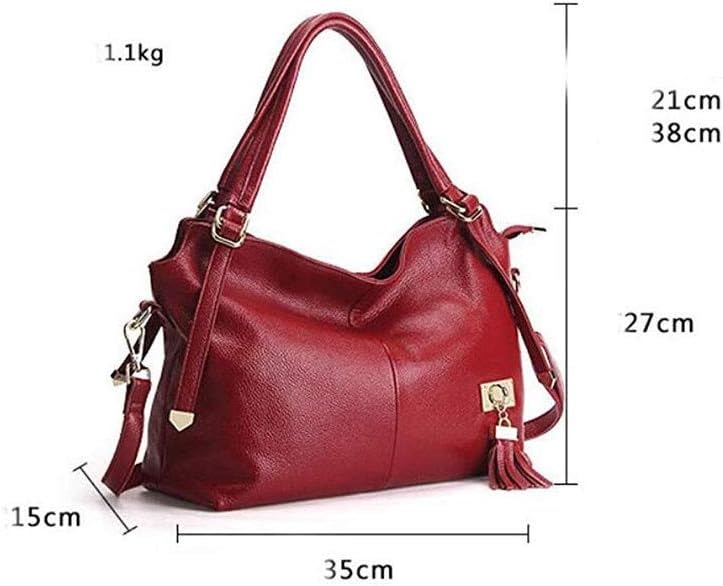 Handbag， Bag ，Handbag Leather Ladies Soft Face Large Capacity Single Shoulder Diagonal Package Multi-Pocket