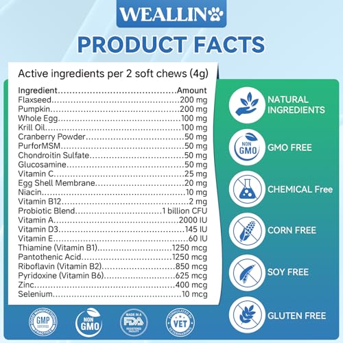 Dog-Vitamins-25-In-1-Dog-Vitamins-and-Supplements-Multivitamin-For-Dogs-With-Glucosamine-Probiotics-Omega-3-Dog-Multivitamin-Chewable-For-Coat-Heart-Hips-Joints-Digestion-Immune-System-200pcs