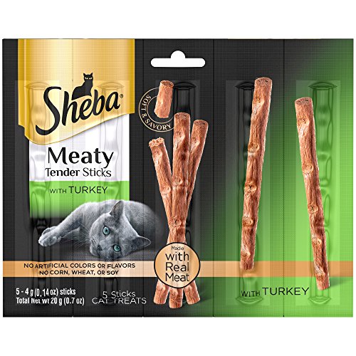 Sheba Meaty Tender Sticks With Turkey(5 Breakable Sticks) by Sheba