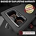 CupHolderHero Fits Toyota RAV4 2019-2024 Accessories - Premium Custom Non-Slip Anti-Dust Cup Holder Inserts, Center Console Liners, Door Pocket Mats, Interior Protection, 15pc Set, Orange Trim