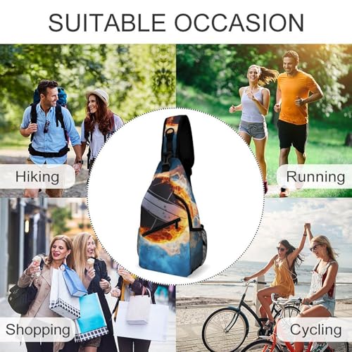 Mochila tipo bandolera deportiva y casual para senderismo miniatura 6