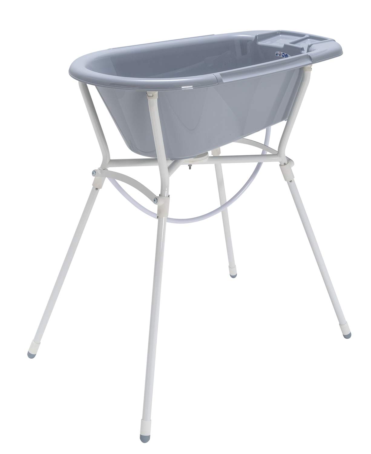 Babydesign Bathtub with Hose, 0-12 Months, Bella Bambina, Stone-Grey, 20020 0286
