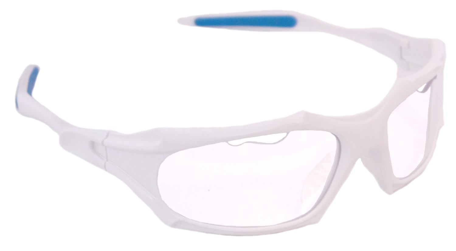 Python Full Framed Eye Protection (Clear Lens/White Frame)