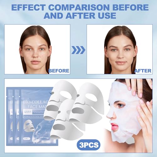Biodance Collagen Mask Overnight 3 Pieces Collagen Mask Bio Collagen Face Mask Deep Hydration Smooth Fine Lines & Wrinkle Collagen Deep Hydrating Overnight Mask - Image 7