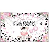 Happy Birthday Banner For Women & Girls - Pink & Rose Gold Glitter Backdrop, 70.8 X 43.3 Inch, Party Decor