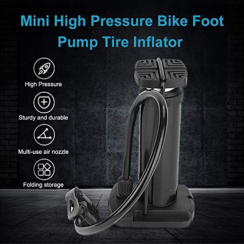 Pompa Per Bici A Pedale Keen So - Portatile, Alta Pressione, Per MTB E Strada, Con Adattatore Per Palloni - Foto 10