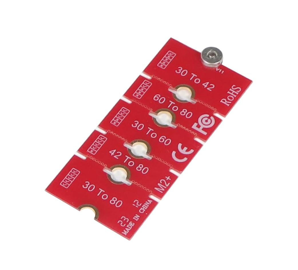 JMT NGFF NVME M2 M2PLUS 2230 auf 2280 Adapterkarte 2230, 2242, 2260, 2280 erweiterte Übertragung, lange Größenänderung für M.2 U.2 M3 M.3 SSD (1 Stück)