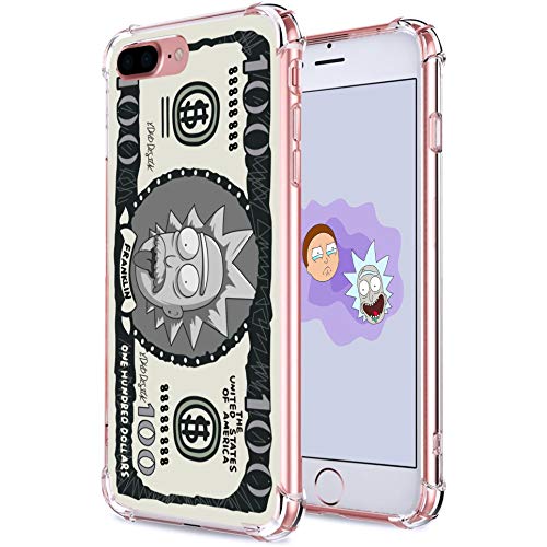 Hiiyorr Dollar Ruik TPU Case for iPhone 8 Plus/7 Plus, Funny Cute Clear Ultra-Thin Pattern Character Protective Cover for Girls Kids Teens, Cartoon Fun Cool Bumper Skin for iPhone 8 Plus/7 Plus 5.5 Hiiyorr Dollar Ruik TPU Case for iPhone 8 Plus/7 Plus, Funny Cute Clear Ultra-Thin Pattern Character Protective Cover for Girls Kids Teens, Cartoon Fun Cool Bumper Skin for iPhone 8 Plus/7 Plus 5.5"
