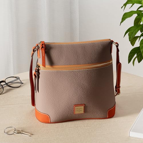 Image of Dooney & Bourke Womens Crossbody, Large Leather Handbag with Shoulder Strap