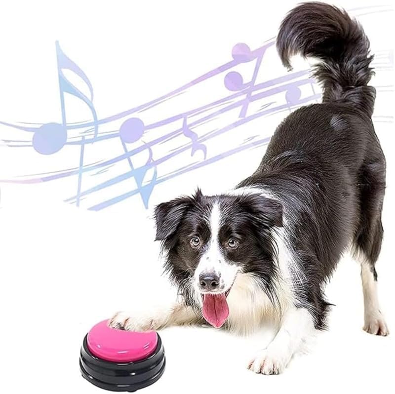 このペット用犬笛は、様々な色のボタンからなります。(8個入り)