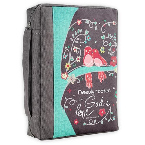 Image of Bible Cover Poly Canvas God's Love Ephesians 3: 17 Large (14.99)