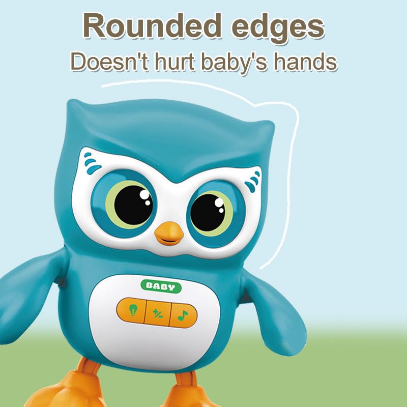 Image of Jack Royal Owl Interactive Toy, Little Owl Sleep Soother with Lights and Music Sounds, Smart Dancing Singing Educational Cute Baby Owl Toy for Kids Aged 6 and Up (Red)