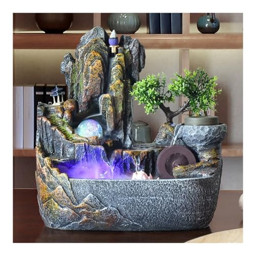 Fontaine d'intérieur avec humidificateur bureau et diffuseur cascade - 5