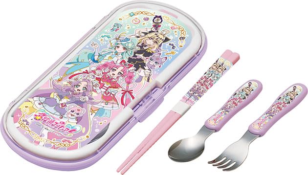 小森樹脂 名探偵プリキュア！ トリオセット 箸・スープン・フォーク入り