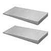 Carbon Steel Flange Wedge Metal Wedges Spreading Flange Triangle Tool Extremely Strong Welding Wedge, Durable Machine Adjust Wedge Inclined Iron for Machine Tool Workshop Factory, 4.7x2in120x55mm