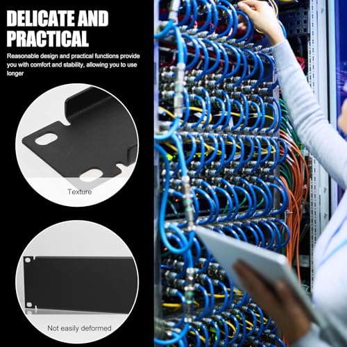Evite acumulación de polvo en rack usando cubiertas protectoras metálicas 1u 2u 6