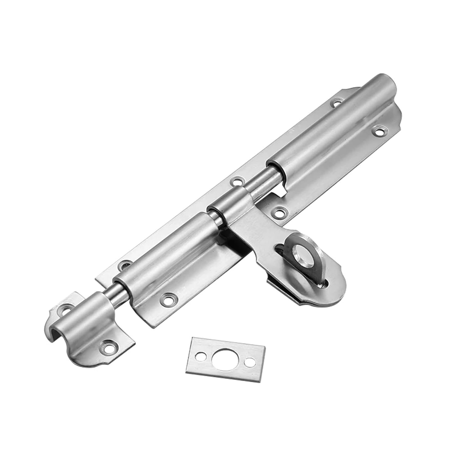 Burglarproof Door Bolt Anti Lock Artifact Bedroom Bolt Household Room Burglar Proof Door Buckle Simple Old-Fashioned(10inch)