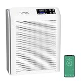 Air Purifiers for Home Large Room Up to 3500 Ft²,HEPA Air Purifier with Smart WiFi APP Control,Air Quality (PM2.5) Monitor,Sleep Mode & Auto Mode,Smart Home Air Cleaner for Pets Hair,Pollen,Dust,Odor