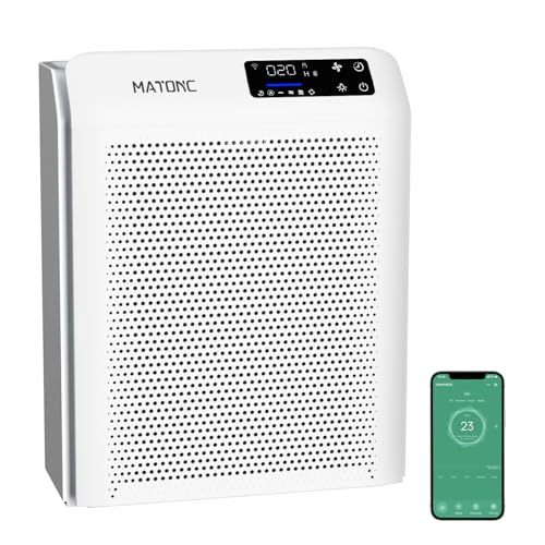 HEPA Air Purifier for Large Rooms with App