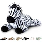 Niuniu Daddy 20' 3.3 lb Weighted Zebra Stuffed Animal for Adults Kids, Giant Large Soft Body Pillow Plush Toy for Sleeping Huggable, Gift for Everyday Comfort