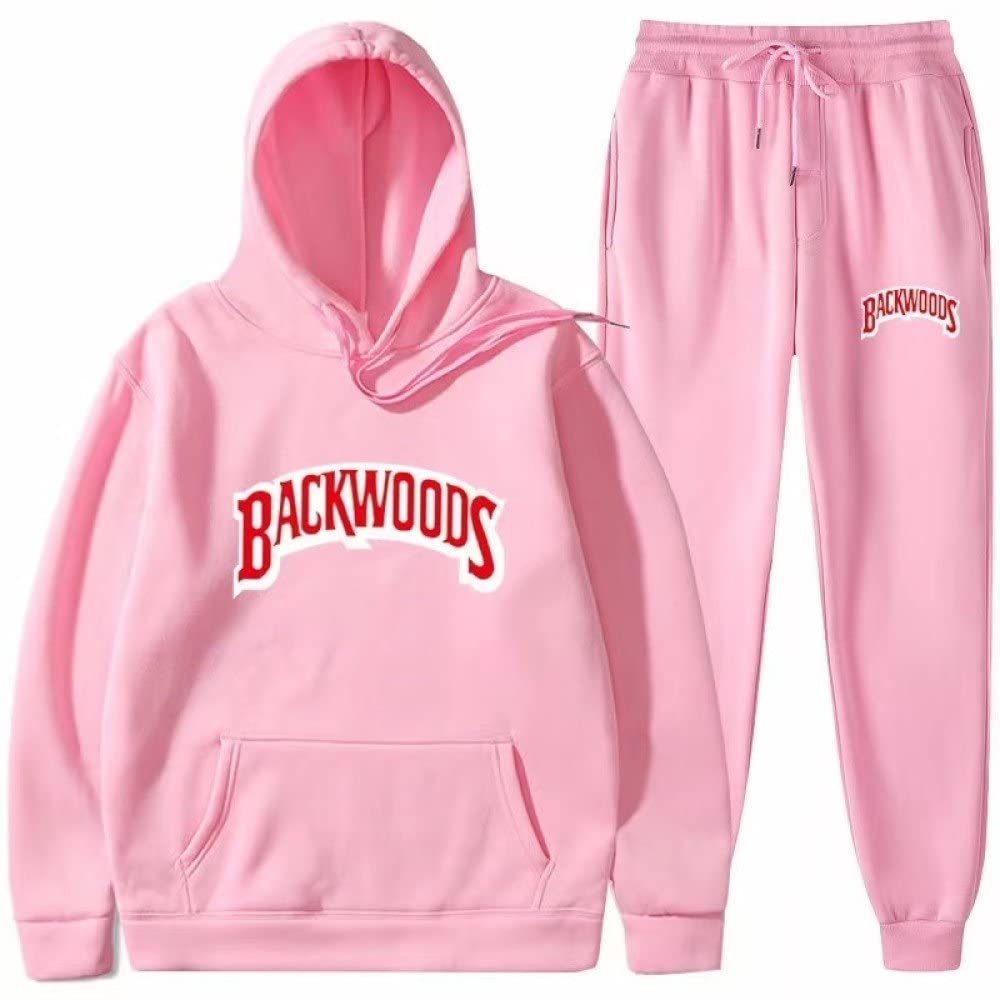 FEIRUIJI Casual Hoodie and Sweatpants Pullover Hooded Sweater Tracksuits Fashion Outfits for Men Women