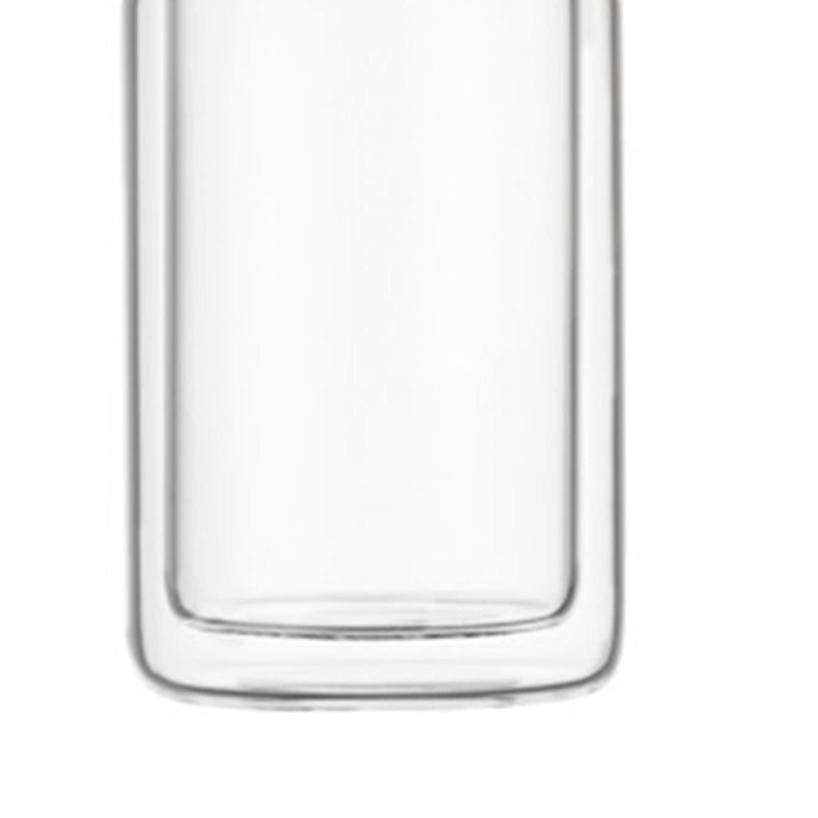Bottiglia per Infusore per tè in Vetro Bottiglia per Infusore per tè, Infusore per tè in Vetro a Doppio Strato 430 Ml per la Casa (Oro rosa)