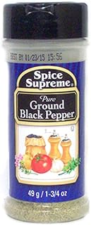Spice Supreme pure ground black pepper, 2-oz. plastic shaker